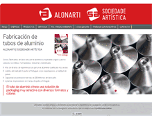 Tablet Screenshot of alonarti.com